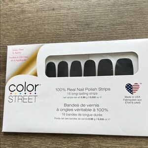 Brand New Color Street Nail Polish Strips: Midnight in Manhattan